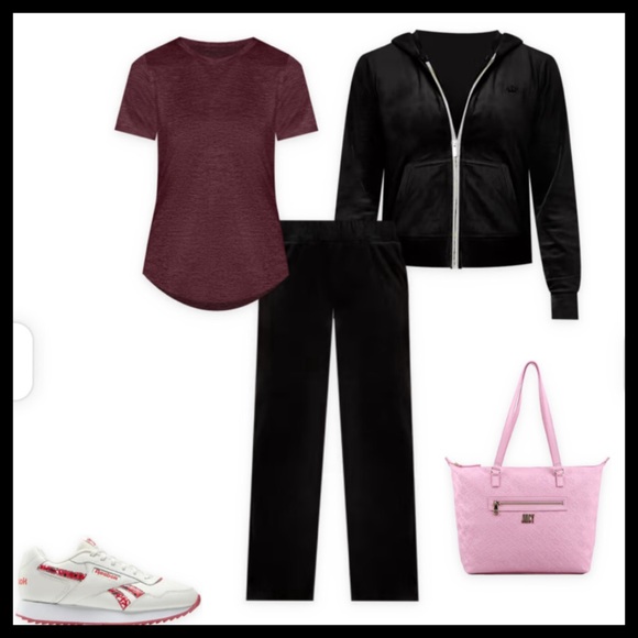 Juicy Couture Mid-Rise Velour Lounge Pants - Picture 9 of 9